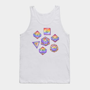 Gay Pride Dice Set Tank Top